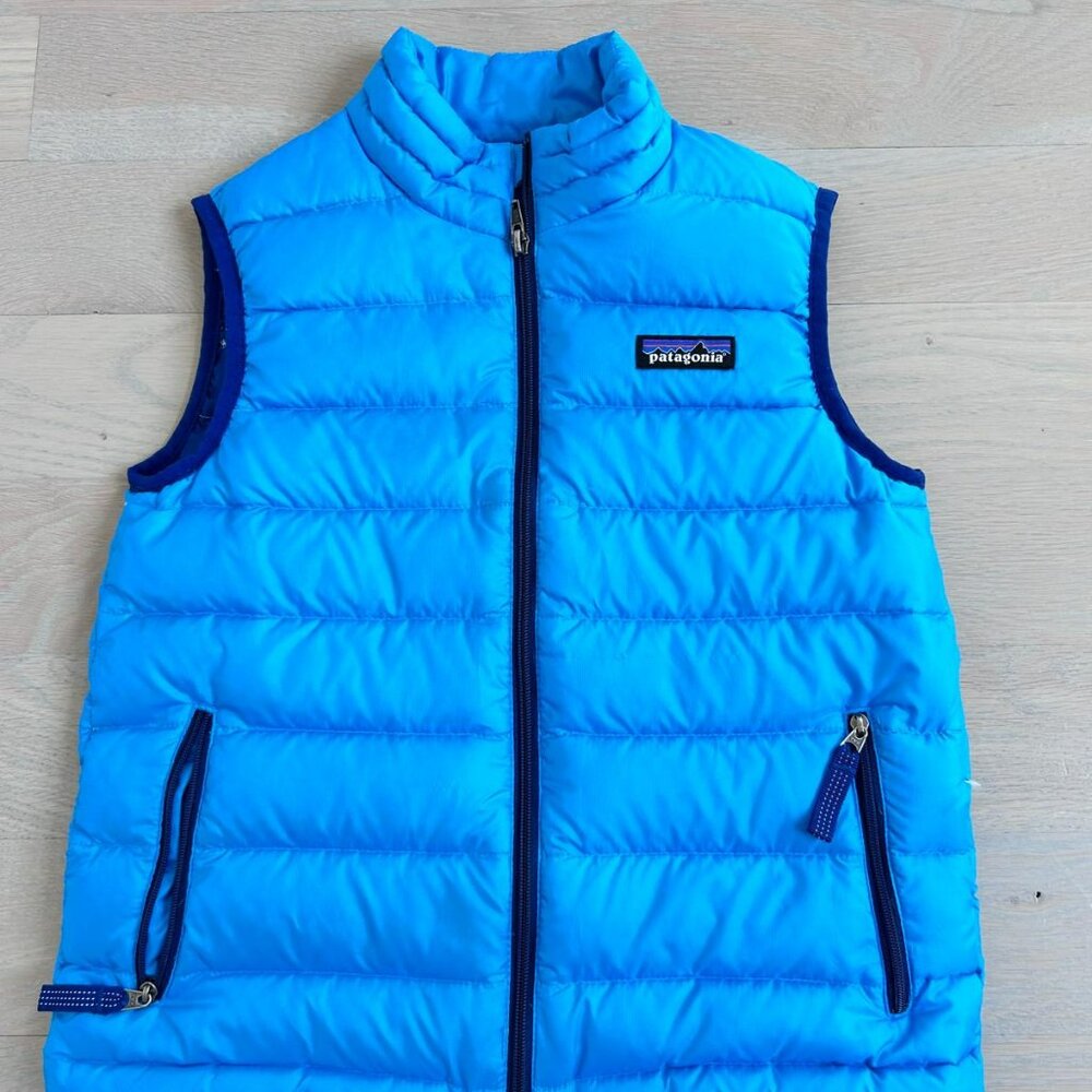 Boys' Down Sweater Vest Blue Size XS 5-6 years old